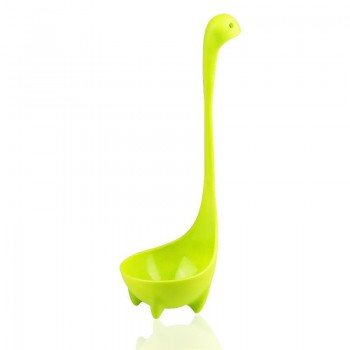 Cute Dinosaur Soup Spoons Cartoon Loch Ness Monster Long Handled Tableware Dinnerware Creative Modeling Ladle Cooking Tools