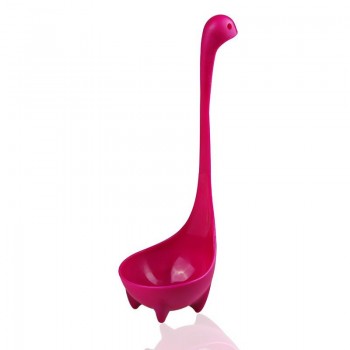 Cute Dinosaur Soup Spoons Cartoon Loch Ness Monster Long Handled Tableware Dinnerware Creative Modeling Ladle Cooking Tools