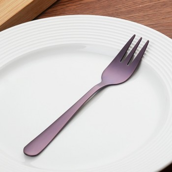 7pcs Tea Fork Set stainless steel Small Fruit Fork Set Gold Dessert Fork For Cake Snack Gold Salad Fork dinnerware set