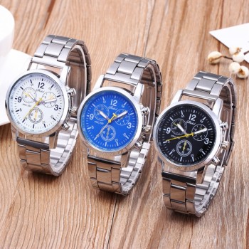 2018 News Blu Ray Glass Watch Neutral Quartz Simulates The Wrist Watch 10.1