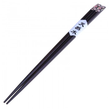 New Popular Japanese Chopsticks Tied Tip Line Natural Wood Chopsticks Sushi Chopsticks Black Iron Wood Students Retro Tableware