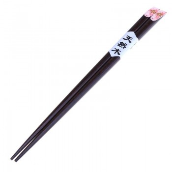 New Popular Japanese Chopsticks Tied Tip Line Natural Wood Chopsticks Sushi Chopsticks Black Iron Wood Students Retro Tableware