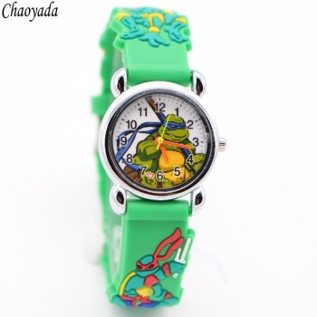 Cute Teenage Mutant Ninja Turtles Style Kids Analog Quartz Wrist Watch cartoon 3D watch