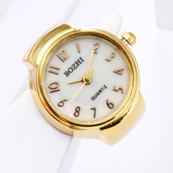 Dial Quartz Analog Watch Creative Steel Cool Elastic Quartz Finger Ring Watch zegarek damski montre femme relogio feminino 2018