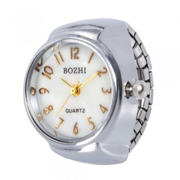 Dial Quartz Analog Watch Creative Steel Cool Elastic Quartz Finger Ring Watch zegarek damski montre femme relogio feminino 2018