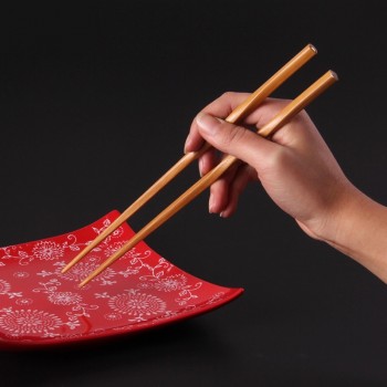 Chinese Chopsticks Handmade Carbonized Bamboo Household Fresh Modern Style Travelling Tableware Utensils Chopsticks
