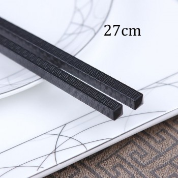 BalleenShiny Chinese Chopsticks Non-Slip Reusable Food Grade Plastic Chopstick For Sushi Food Sticks Kitchen Hashi Tableware