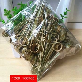 XUNZHE 12Cm 100 Pcs  Colorful heart-shaped Cocktail Drink Stirring Sticks Food Dessert Picks Fruit Fork bento accessories