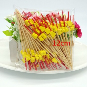 XUNZHE 12Cm 100 Pcs  Colorful heart-shaped Cocktail Drink Stirring Sticks Food Dessert Picks Fruit Fork bento accessories