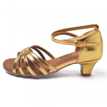 3.5cm/4cm Children Girls Ballroom/Latin Dance Dancing Shoes Professional Tango Dance Shoes Heeled Salsa Shoes Women