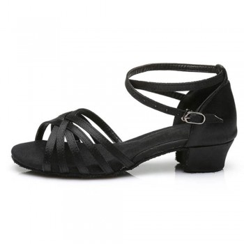 3.5cm/4cm Children Girls Ballroom/Latin Dance Dancing Shoes Professional Tango Dance Shoes Heeled Salsa Shoes Women