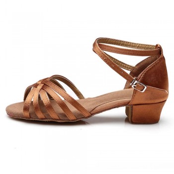 3.5cm/4cm Children Girls Ballroom/Latin Dance Dancing Shoes Professional Tango Dance Shoes Heeled Salsa Shoes Women