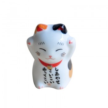 Lucky cat Chopsticks Holder Japanese ceramic chopsticks care Ceramic Lucky Cat Home Hotel Ceramics Cute