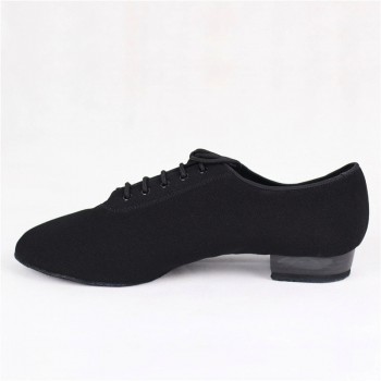 Men Standard Dance Shoes BD309 Ballroom Shoe Canvas Napped Split Outsole Practice Competition Men Modern Dancing Shoe Dancesport