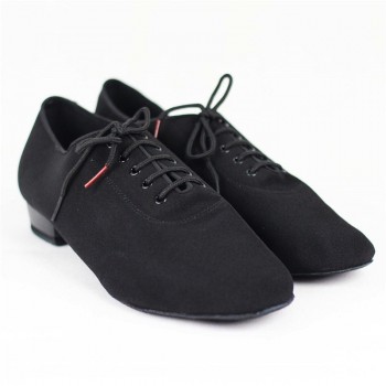 Men Standard Dance Shoes BD309 Ballroom Shoe Canvas Napped Split Outsole Practice Competition Men Modern Dancing Shoe Dancesport