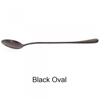 Stainless Steel Spoon With Long Handle Ice Spoon Coffee Spoon Tea Home Kitchen Tableware Spoons Size 19.5 CM #260599