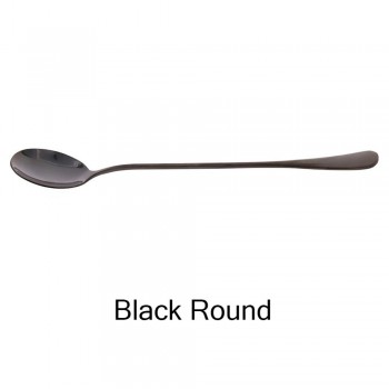 Stainless Steel Spoon With Long Handle Ice Spoon Coffee Spoon Tea Home Kitchen Tableware Spoons Size 19.5 CM #260599