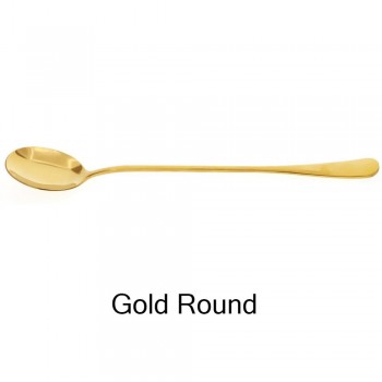 Stainless Steel Spoon With Long Handle Ice Spoon Coffee Spoon Tea Home Kitchen Tableware Spoons Size 19.5 CM #260599