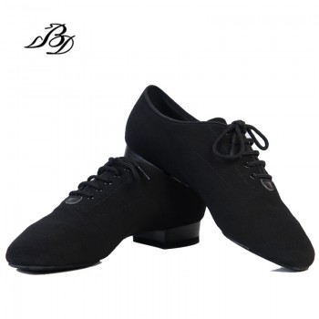 Sneakers BD Dance Shoes Men Shoes Square dance Social Ballroom Latin shoes 309 Black 317 Modern shoe Hot Oxford Cloth Heel 25mm