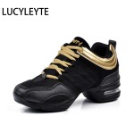 Hot Sports Feature Soft Outsole Breath Dance Shoes LUCYLEYTE Sneakers For Woman Practice Shoes Modern Dance Jazz Shoes Sneakers