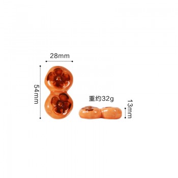 Chinese style Cute Porcelain Chopstick Rest Exquisite Ceramic Chopstick Holder Kitchen Supplies Home Decoration