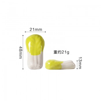 Chinese style Cute Porcelain Chopstick Rest Exquisite Ceramic Chopstick Holder Kitchen Supplies Home Decoration