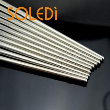 5 Pairs Stainless Steel Traditional Chinese Sliver Chopsticks Reusable Non-Slip Hashi Sushi Sticks Tableware Sets