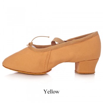 Canvas Jazz Sneakers Women Girls Ladies Dance Shoes Teachers Practice Salsa For Ballroom Dancing Slippers Ballet Soft Sole Shoes