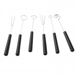6PCS Chocolate Dipping Fork Cake Fondue Fountain Decorating Tool DIY 1 Set New