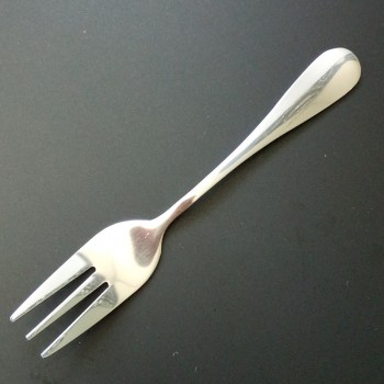 VanKood Stainless Steel Fruit Fork Dessert Fork Eco-friendly Two Tooth Dinner Forks Fork Western Style Kitchen BBQ Tool