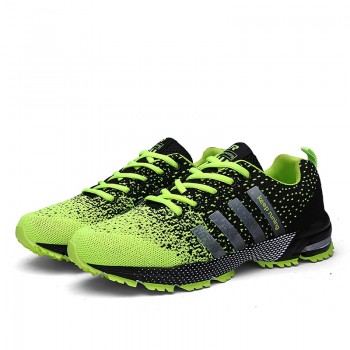 2018 Men Running Shoes Breathable Outdoor Sports Shoes Lightweight Sneakers for Women Comfortable Athletic Training Footwear