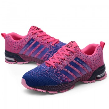 2018 Men Running Shoes Breathable Outdoor Sports Shoes Lightweight Sneakers for Women Comfortable Athletic Training Footwear