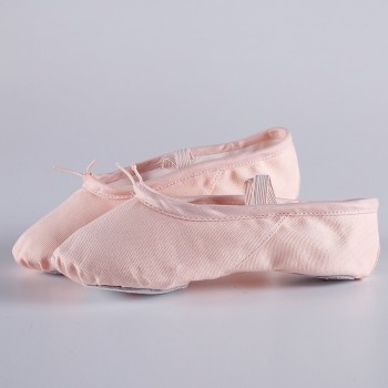Quality chaussures femme zapatos baile danse split cow suede sole zapatillas de ballet Canvas pole dance ballet shoes 4054 55