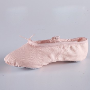 Quality chaussures femme zapatos baile danse split cow suede sole zapatillas de ballet Canvas pole dance ballet shoes 4054 55