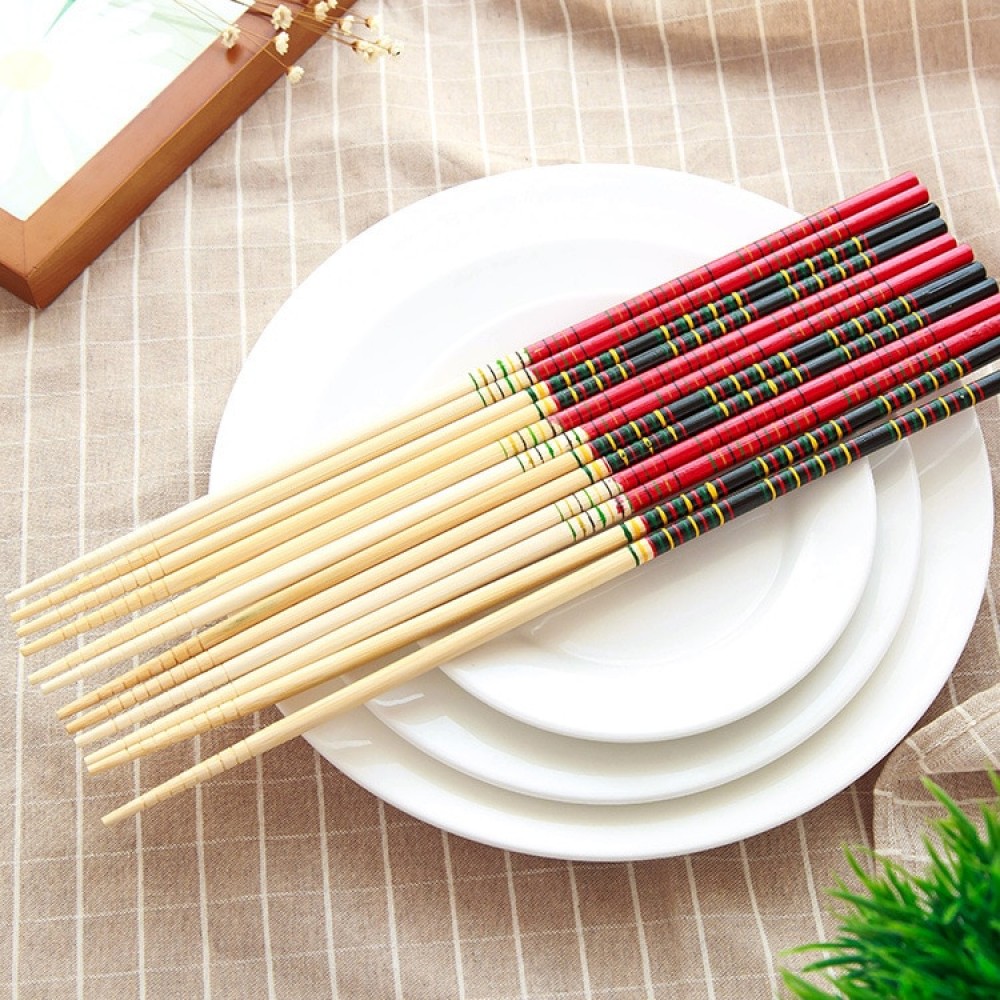 eTya Bamboo Chopsticks Super Long Cook Noodles Deep Fried Hot Pot Traditional Chinese Style Restaurant Home Kitchen tools