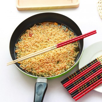 eTya Bamboo Chopsticks Super Long Cook Noodles Deep Fried Hot Pot Traditional Chinese Style Restaurant Home Kitchen tools