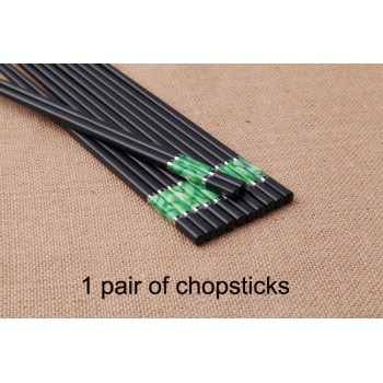 BalleenShiny Jade Chopsticks Korean Style Chop Sticks Hashi Korean Chopsticks Reusable Chinese Chopsticks Set Dinnerware Cutlery