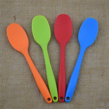 Spatula Soup Spoon Kitchenware Silicone Kitchen Bakeware Utencil Spoons And Scoop Cooking Tools DROPSHIPPING 10
