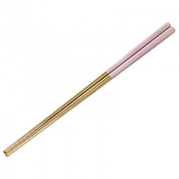 CHANOVEL 1 pairs 304 Stainless steel 23.5cm chopsticks Home Kitchen Dining Tools Eating noodles Square Tableware Easy to clean