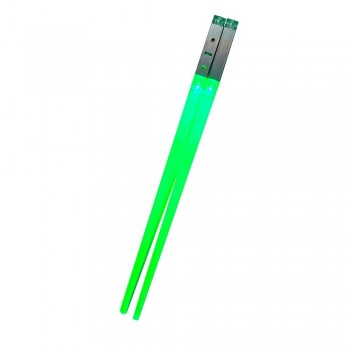 1 Pair of LED Lightsaber Chopsticks Light Up Durable Lightweight Portable BPA Free and Food Safe Tableware Lightweight Portable