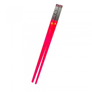 1 Pair of LED Lightsaber Chopsticks Light Up Durable Lightweight Portable BPA Free and Food Safe Tableware Lightweight Portable