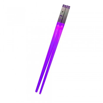 1 Pair of LED Lightsaber Chopsticks Light Up Durable Lightweight Portable BPA Free and Food Safe Tableware Lightweight Portable