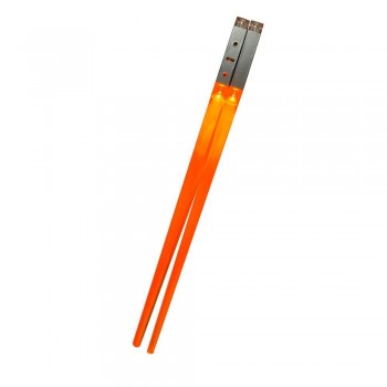 1 Pair of LED Lightsaber Chopsticks Light Up Durable Lightweight Portable BPA Free and Food Safe Tableware Lightweight Portable