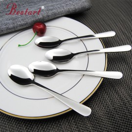 1lot/6pcs Small Coffee Spoon  18/8 (304)Stainless Steel Tableware Cutlery Mini Silver Spoon kitchen coffee scoop Metal spoon