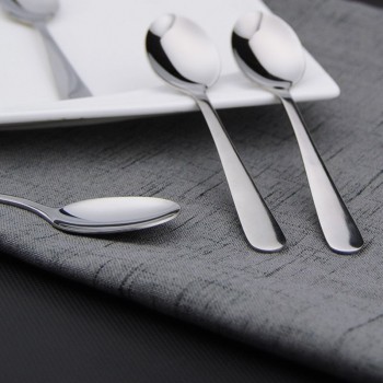 1lot/6pcs Small Coffee Spoon  18/8 (304)Stainless Steel Tableware Cutlery Mini Silver Spoon kitchen coffee scoop Metal spoon