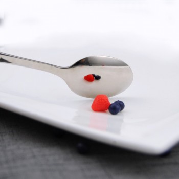 1lot/6pcs Small Coffee Spoon  18/8 (304)Stainless Steel Tableware Cutlery Mini Silver Spoon kitchen coffee scoop Metal spoon