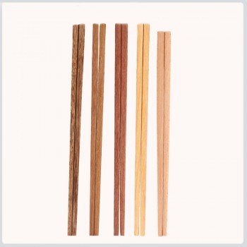 BalleenShiny 5 pairs Chinese Natural Wooden Bamboo Chopsticks no Lacquer no Wax Healthy eating ware Sushi chop sticks Tablewrae
