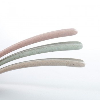 1pc Eco-friendly Wheat fiber Plastic Food grade Nursery Kids Baby Dinner Fork Dinnerware Tableware