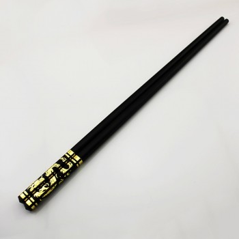 Luxury Household sushi Chopsticks Tableware dinnerware Alloy black chop sticks Chinese Style