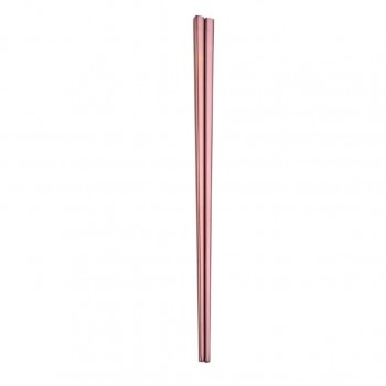 1 Pair 23cm Square Chopsticks Stainless Steel Titanium Gold Rose Gold Sushi Hashi colorful chopstick chopsticks chinese    Aug15